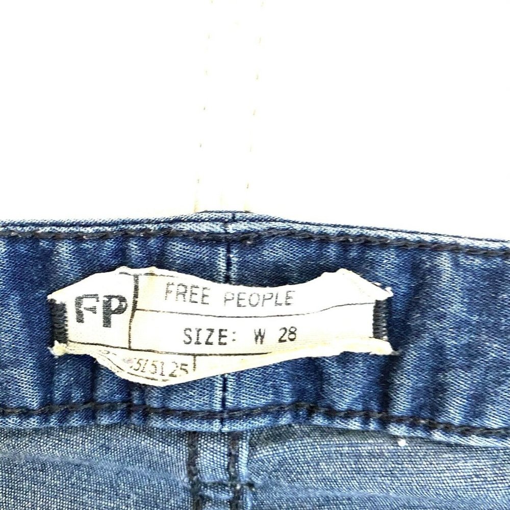 Free People| Dark Wash Skinny Stretch Jean Size 28 - Picture 7 of 7